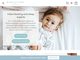 'babycareadvice.com' screenshot