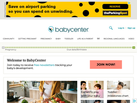 'babycenter.in' screenshot