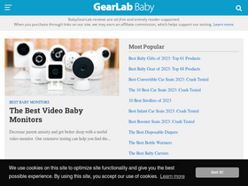 'babygearlab.com' screenshot