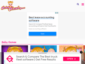 'babyhazelgames.com' screenshot