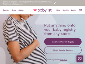 'babylist.com' screenshot