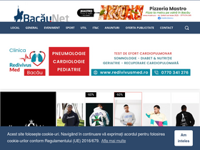 'bacau.net' screenshot