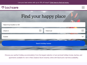 'bachcare.co.nz' screenshot