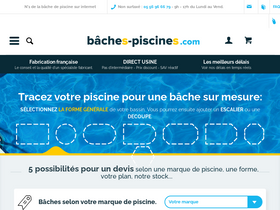 'baches-piscines.com' screenshot
