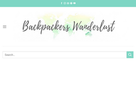 'backpackerswanderlust.com' screenshot