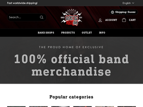 'backstagerockshop.com' screenshot