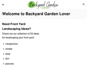 'backyardgardenlover.com' screenshot