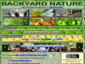 'backyardnature.net' screenshot