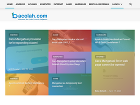 'bacolah.com' screenshot
