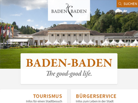 'baden-baden.de' screenshot