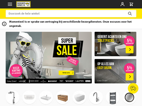 'badkamerwinkel.nl' screenshot