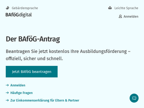 'bafoeg-digital.de' screenshot