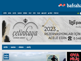 'bafrahaber.com' screenshot
