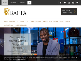 'bafta.org' screenshot
