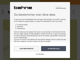 'bahne.dk' screenshot