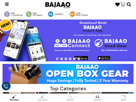 'bajaao.com' screenshot