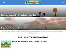 'bajki-zasypianki.pl' screenshot