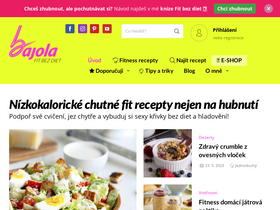 'bajolafit.cz' screenshot