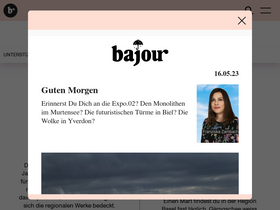 'bajour.ch' screenshot