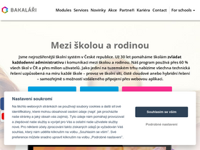 'bakalari.cz' screenshot