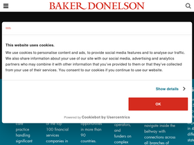 'bakerdonelson.com' screenshot