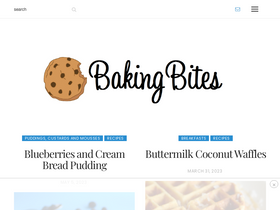 'bakingbites.com' screenshot