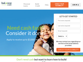 'balancecredit.com' screenshot