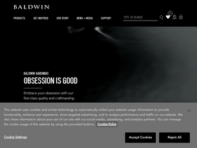 'baldwinhardware.com' screenshot