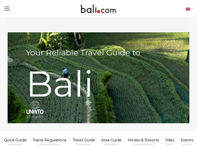 'bali.com' screenshot