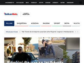 'balkanweb.com' screenshot
