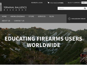 'ballisticstudies.com' screenshot