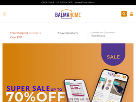 'balmahome.com' screenshot