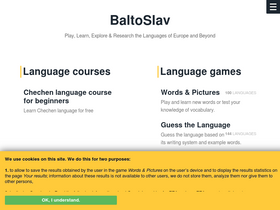 'baltoslav.eu' screenshot