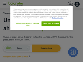 'balumba.es' screenshot