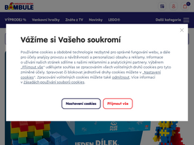 'bambule.cz' screenshot