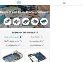 'banana-pi.org' screenshot