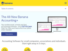'banana.ch' screenshot