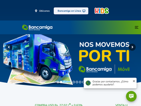 'bancamiga.com' screenshot