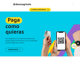 'bancoagricola.com' screenshot