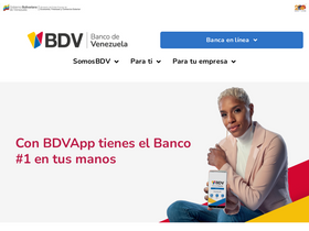 'bancodevenezuela.com' screenshot