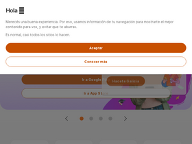 'bancogalicia.com' screenshot