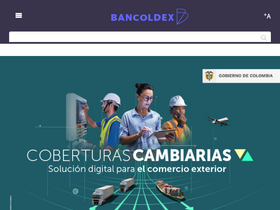'bancoldex.com' screenshot