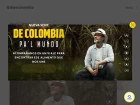 'bancolombia.com' screenshot