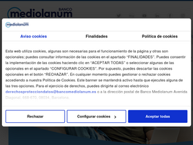 'bancomediolanum.es' screenshot