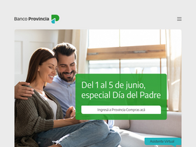 'bancoprovincia.com.ar' screenshot