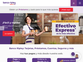 'bancoripley.com.pe' screenshot