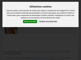 'bancos-colombia.com' screenshot