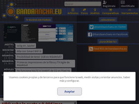 'bandaancha.eu' screenshot