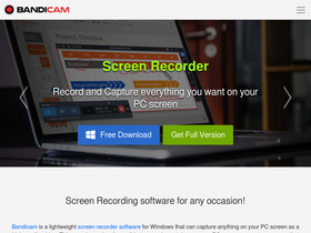 'bandicam.com' screenshot