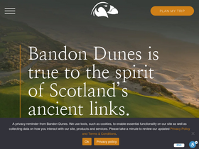 'bandondunesgolf.com' screenshot